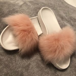 Fur Sandals